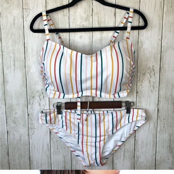 Shade & Shore bikini top 38DD bottom XL - Picture 1 of 9